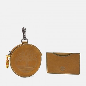 Timberland Card Holder and Coin Pouch Gift Set Taschen Damen Gelb | LJBC71389