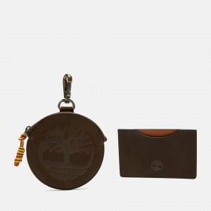 Timberland Card Holder and Coin Pouch Gift Set Taschen Damen Braun | XWCS61875