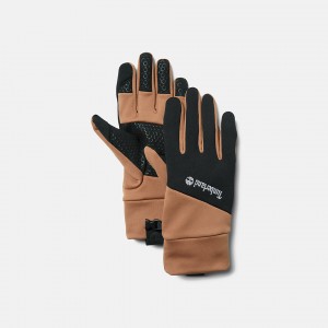 Timberland Colour-Block Stretch Fleece Handschuhe Herren Gelb | ZBER85974
