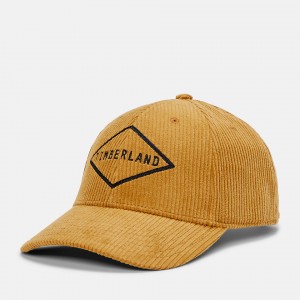 Timberland Corduroy Cap Hüte Damen Gelb | CFDE16873