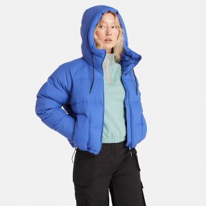 Timberland Recycled Down Puffer Jacken Damen Blau | ITVH83927