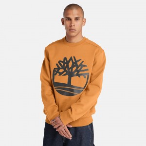 Timberland® Tree Logo Sweatshirts Herren Yellow/Black | EWJS92541